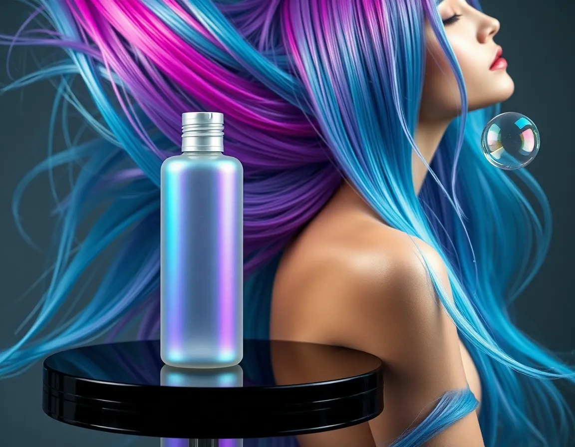 Champú para cabello teñido de fantasía