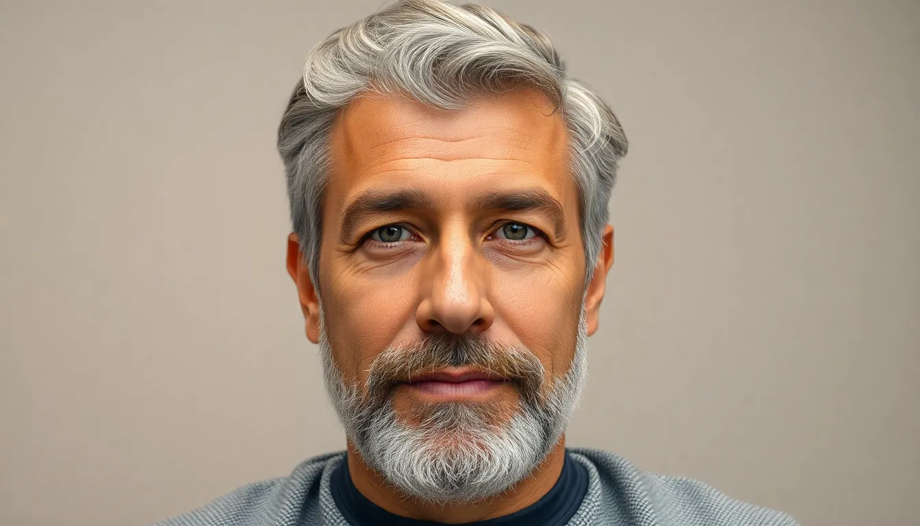 Coloración de canas en la barba