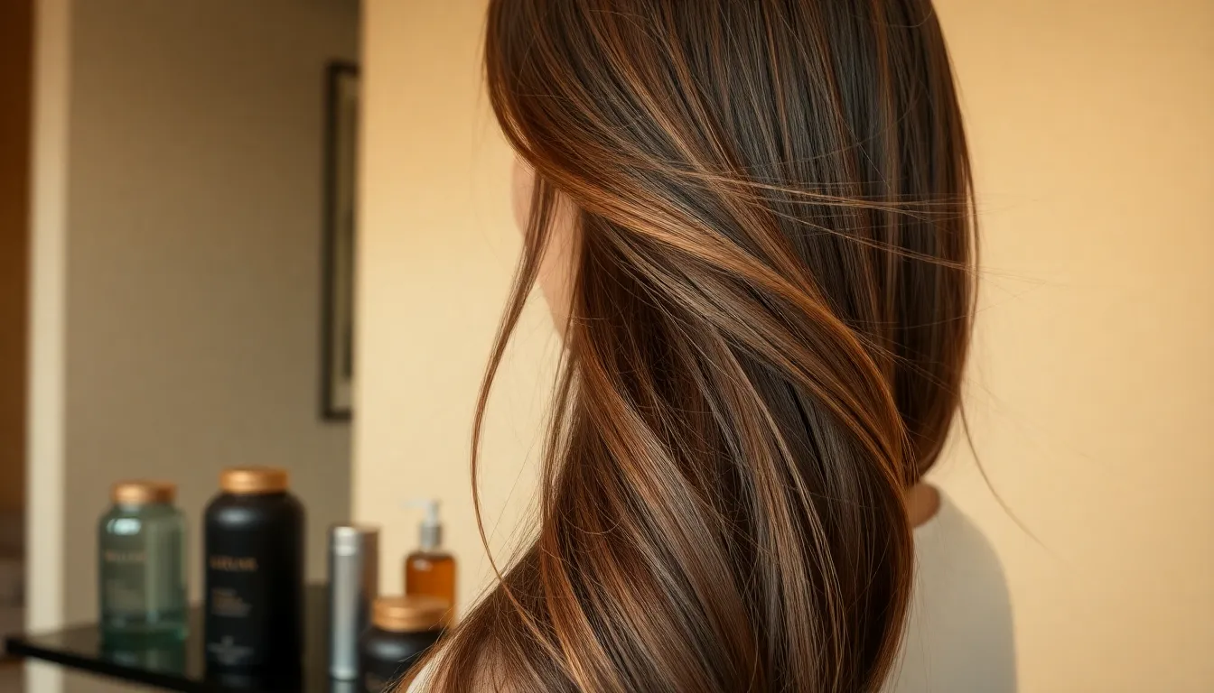 Coloración castaña en cabello dañado: recomendaciones