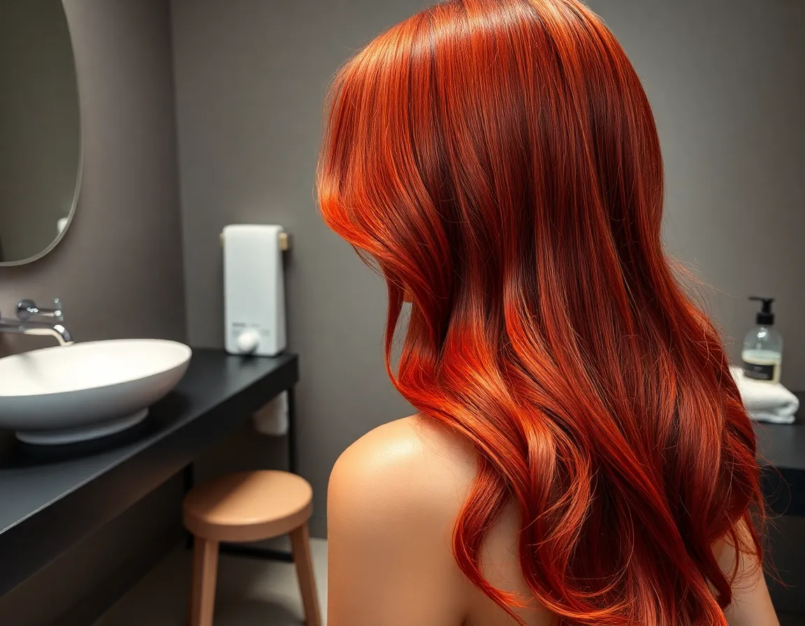 Cuidados para cabello rojo teñido