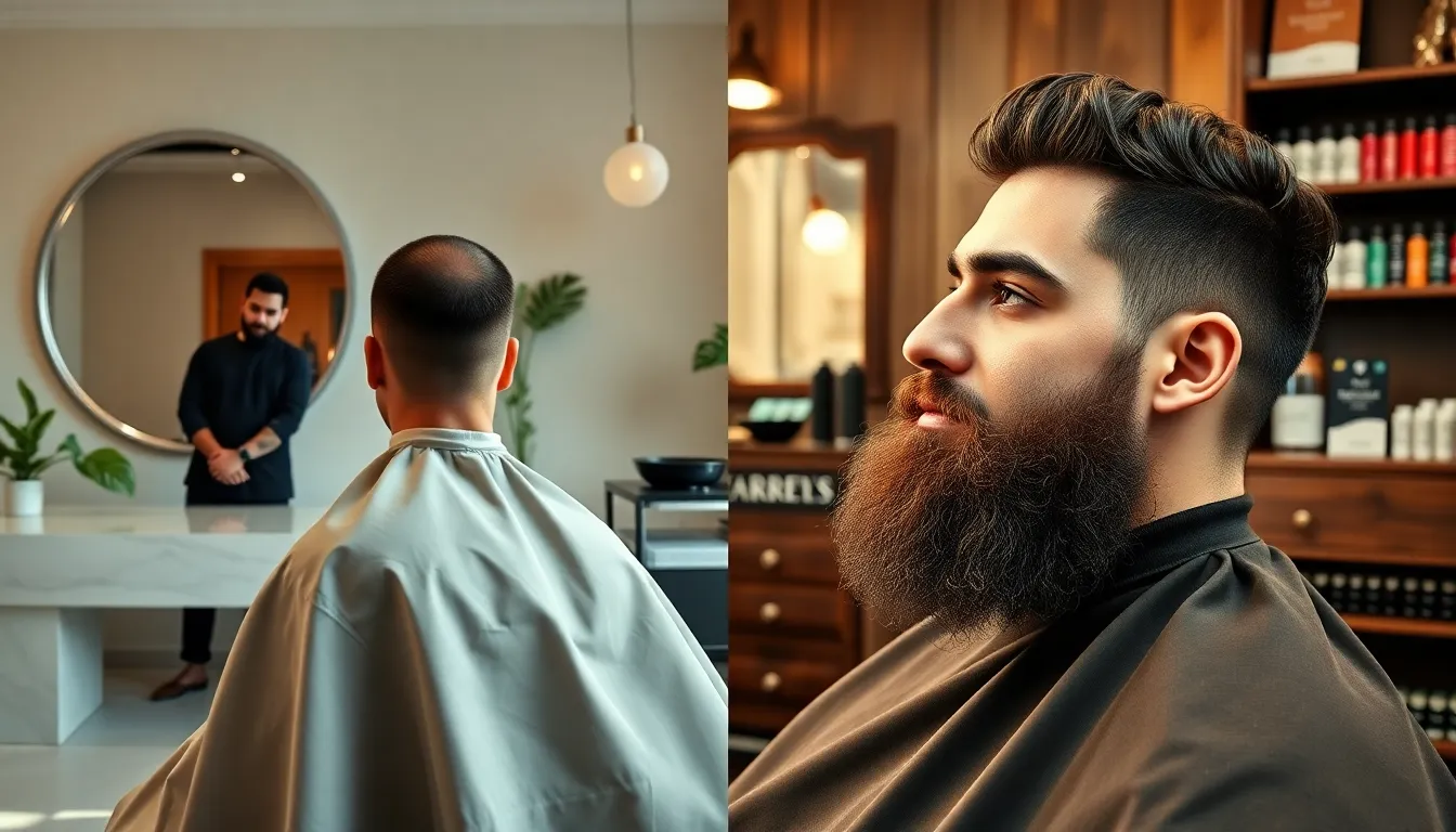 Diferencias entre teñir la barba en salón y en barbería