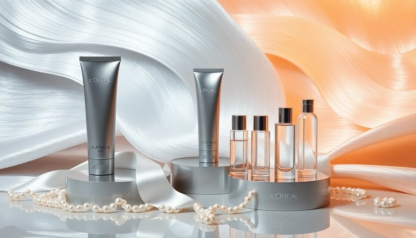 Gama de tintes platinados de l