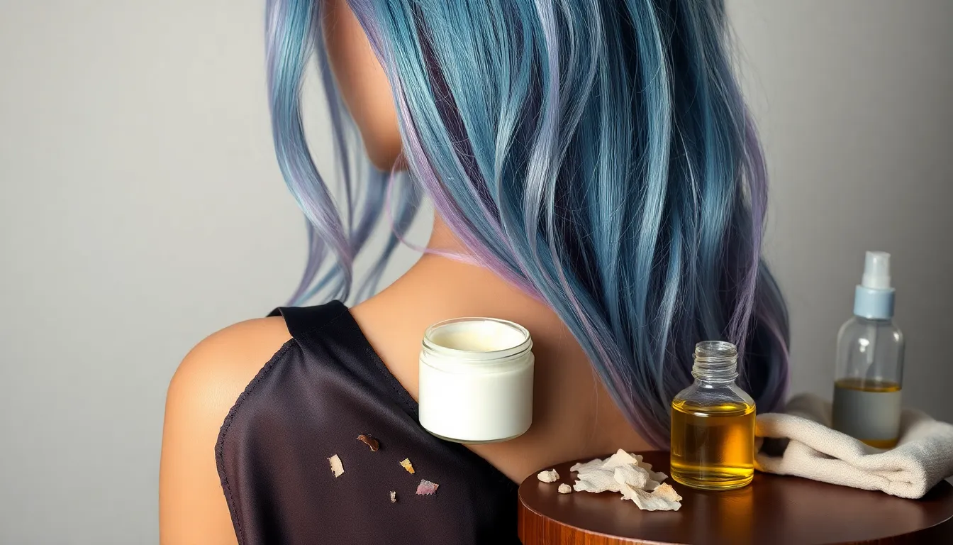 Qué hacer si el cabello se rompe con el tinte de fantasía