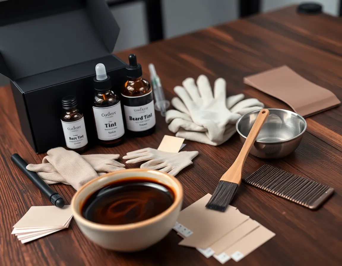 Kit completo de tinte de barba