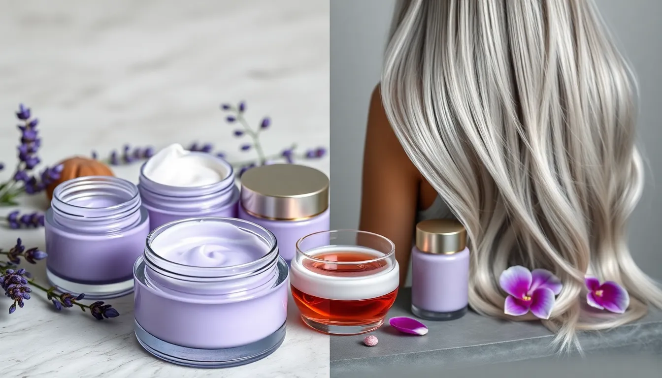 Mascarillas para cabello gris teñido