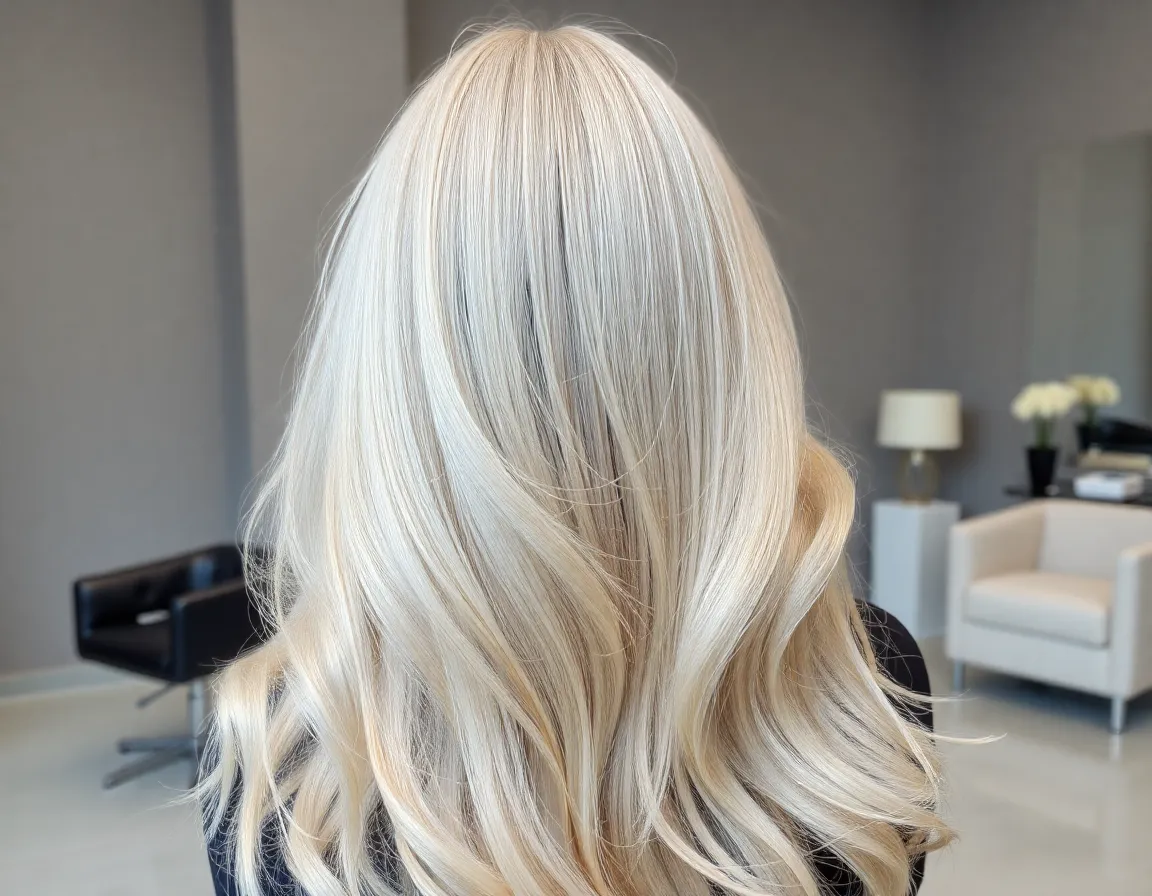 Mechas platinadas profesionales