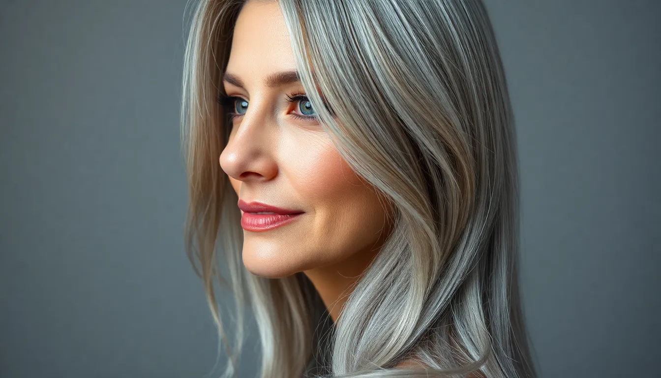 Neutralización de tonos amarillos en el cabello gris Neutralización de tonos amarillos en el cabello gris