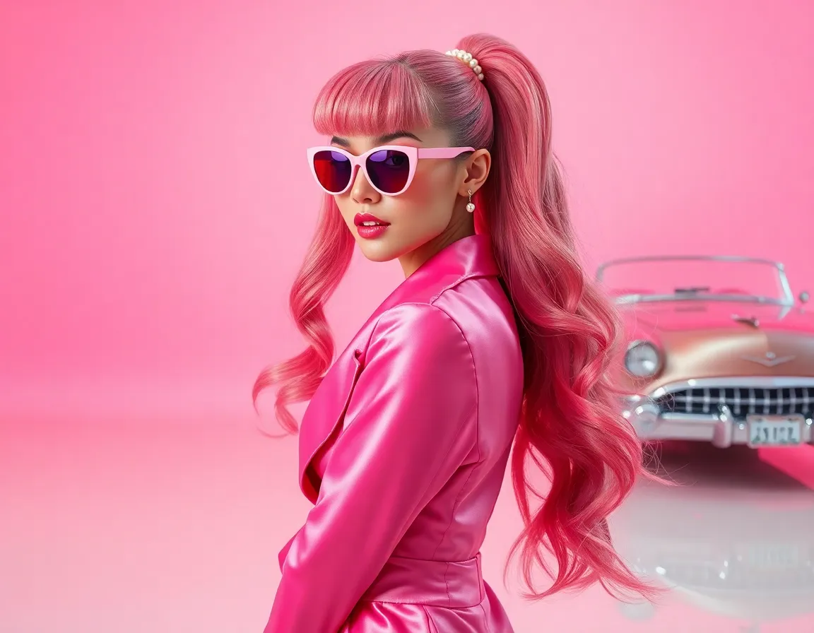 Pelo rosa estilo barbie: tendencia Pelo rosa estilo barbie: tendencia