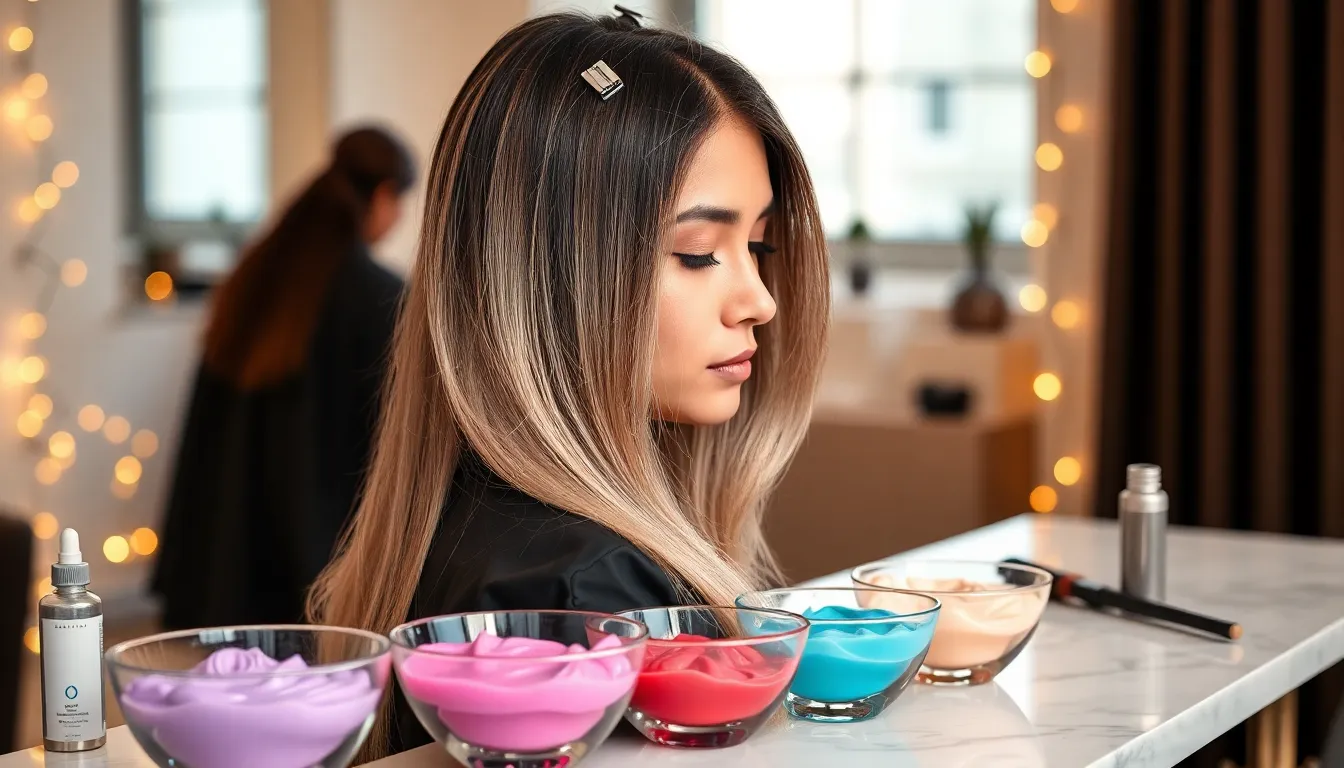 Cómo preparar el cabello para tinte de fantasía