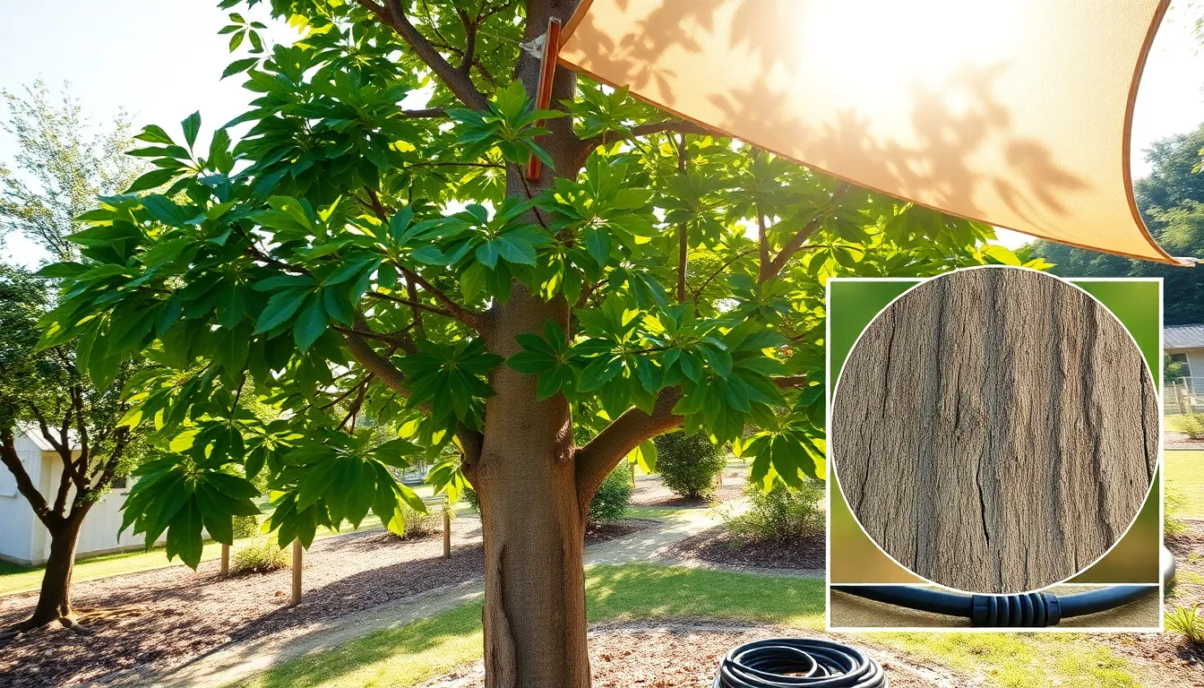 Cómo proteger el castaño del sol en verano