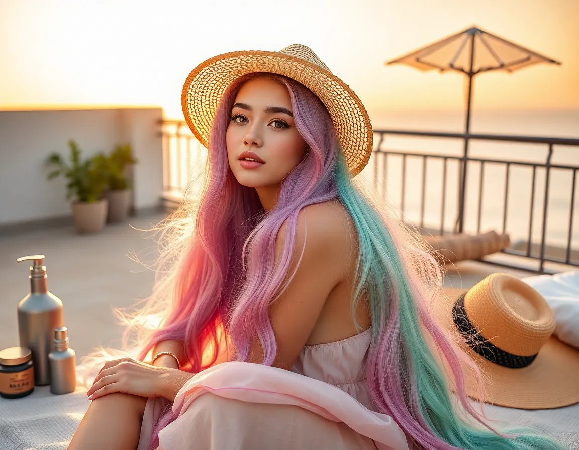 Cómo proteger el color de fantasía del sol