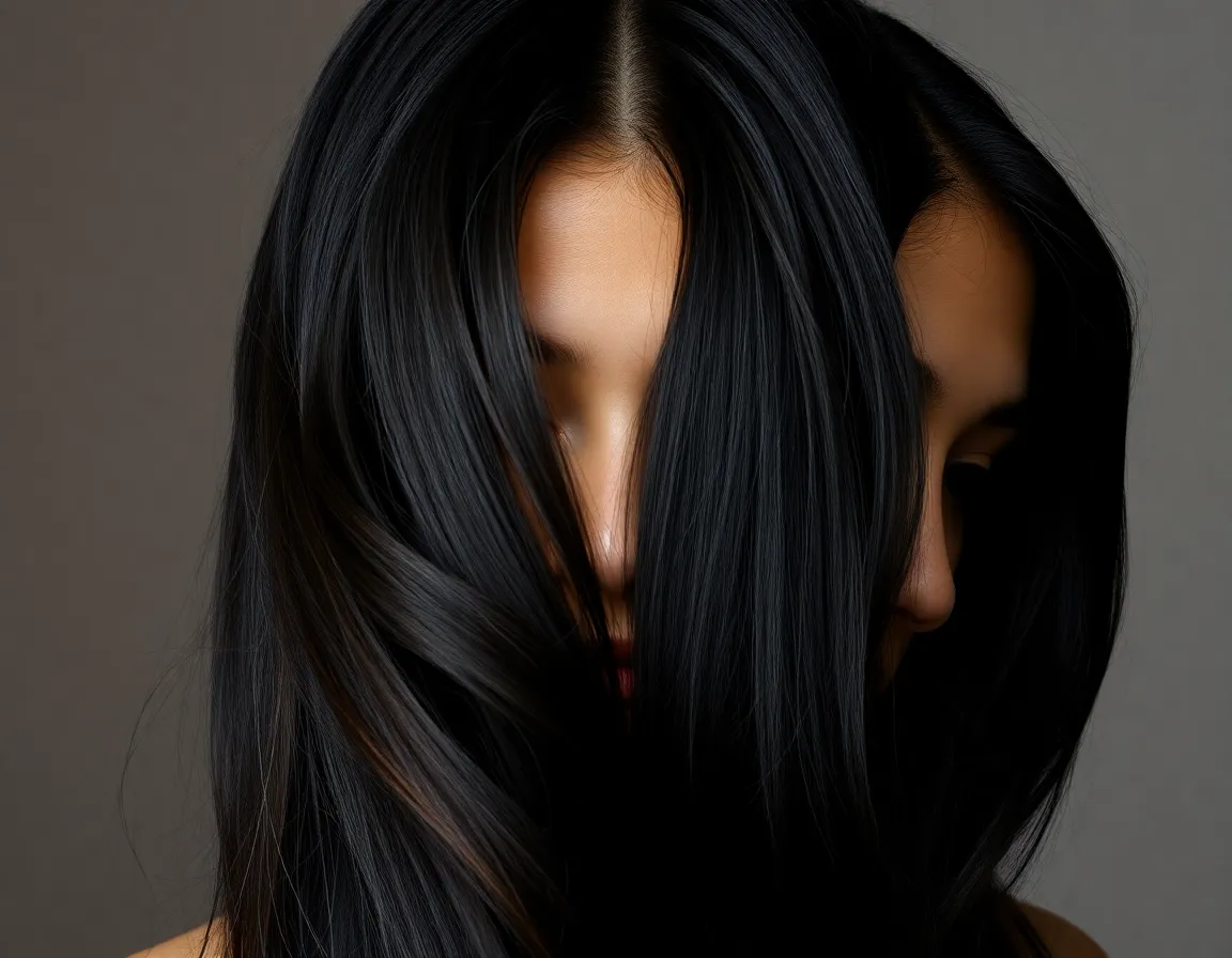 Cómo quitar reflejos azules en el cabello negro Cómo quitar reflejos azules en el cabello negro