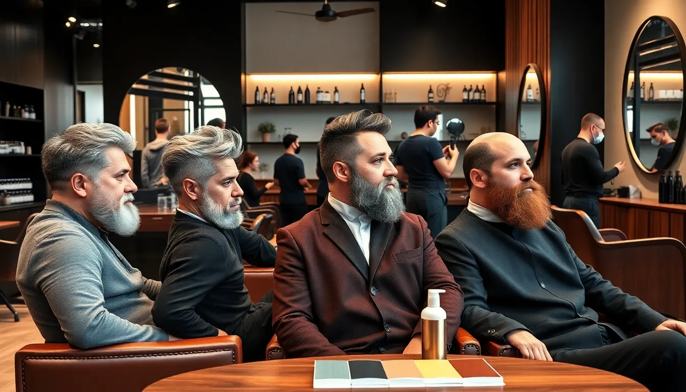 Salones especializados en coloración de barba