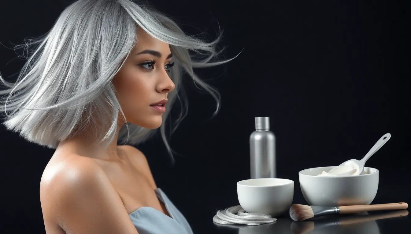 Tinte gris plata profesional Tinte gris plata profesional
