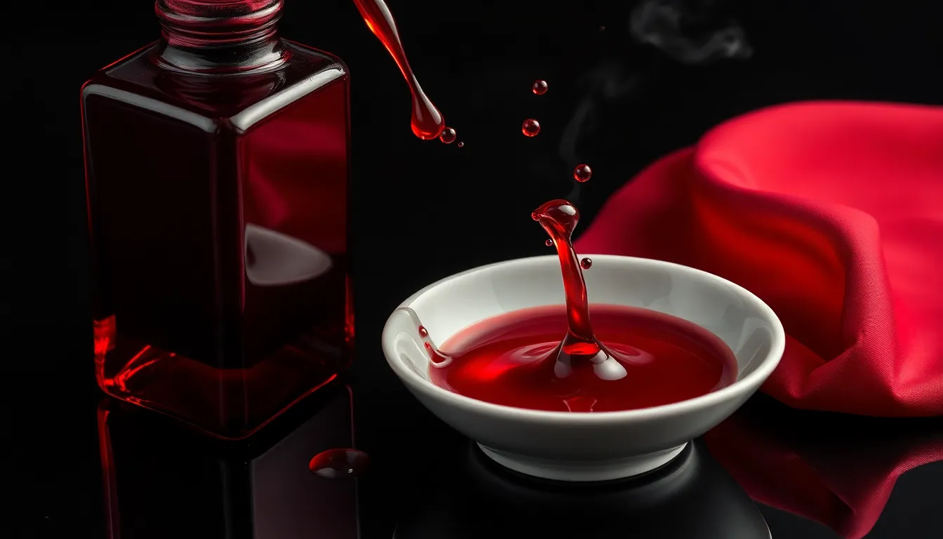 Tinte rojo oscuro Tinte rojo oscuro