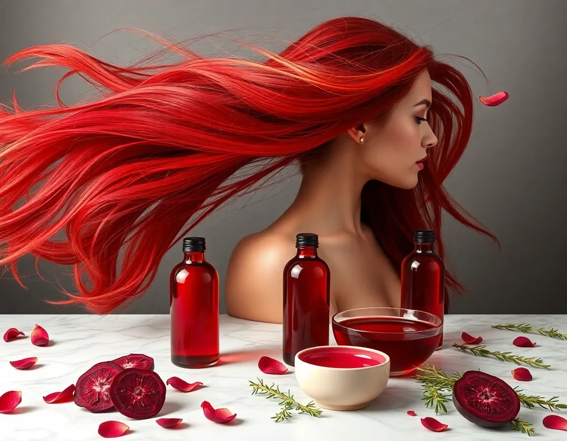 Tintes rojos sin amoníaco