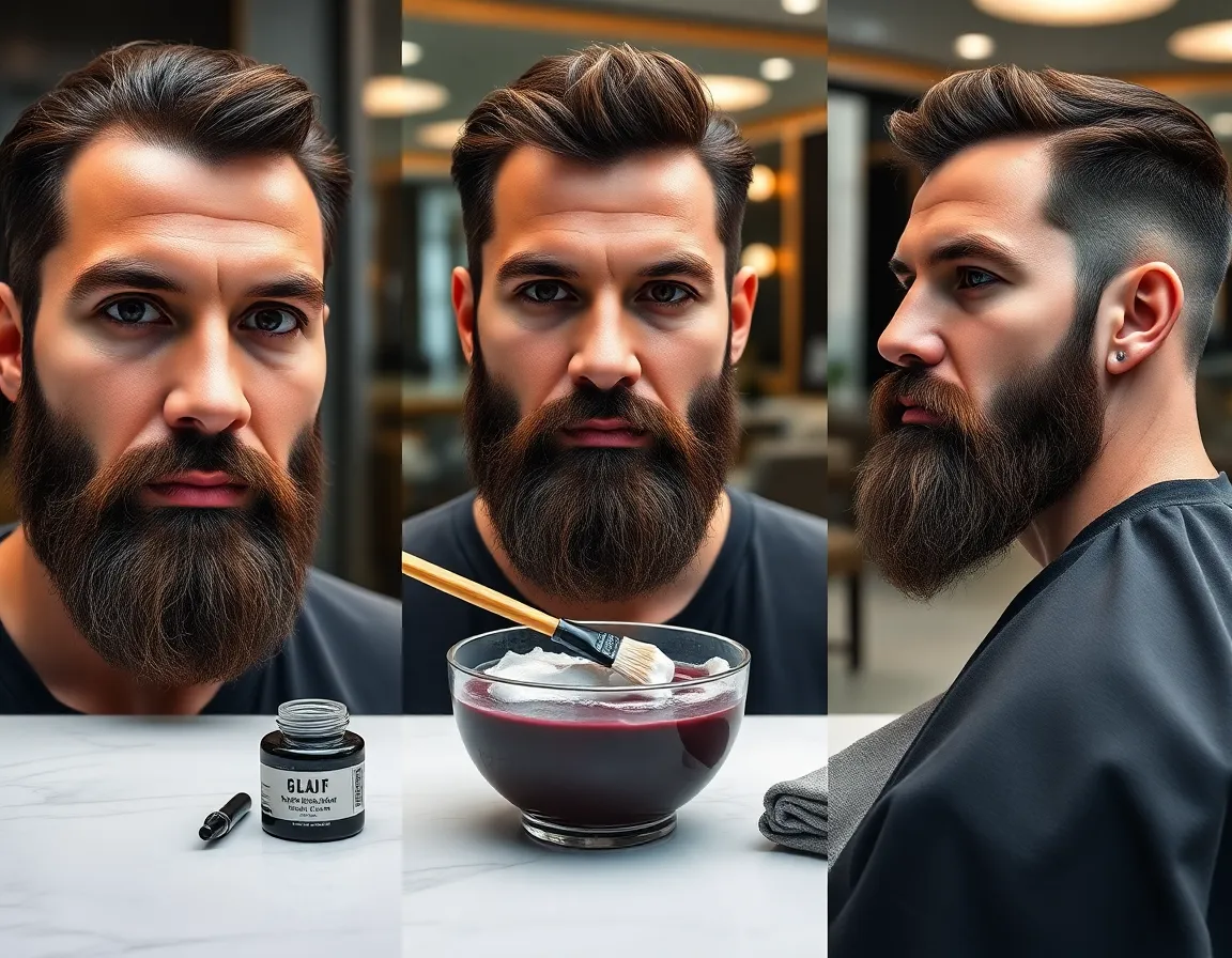 Tutorial paso a paso para teñir la barba