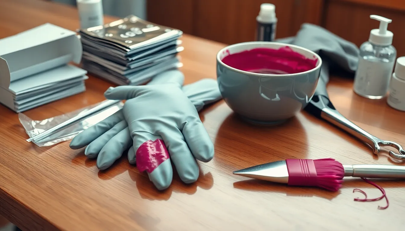 ¿por qué usar guantes al aplicar tinte?